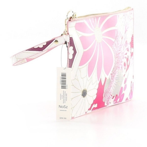 NEW Chico's LBBC Breast Cancer Pink Pouch - Picture 6 of 12